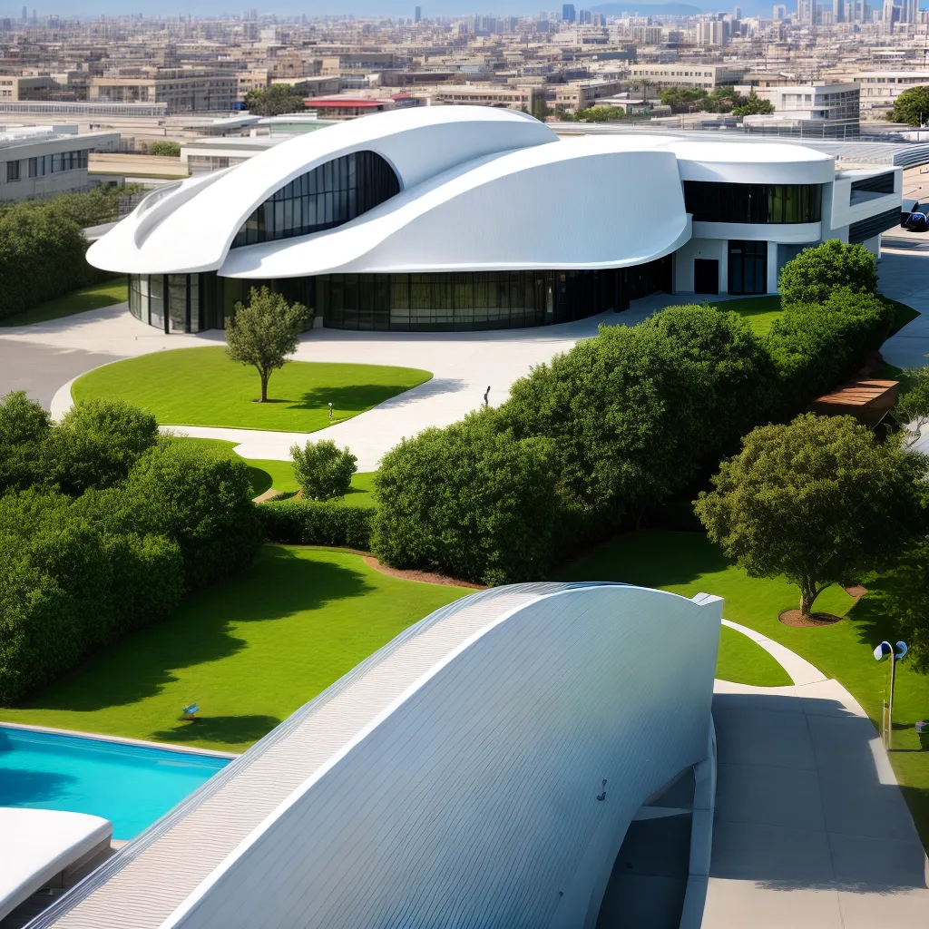 edificio curvo streamline moderne