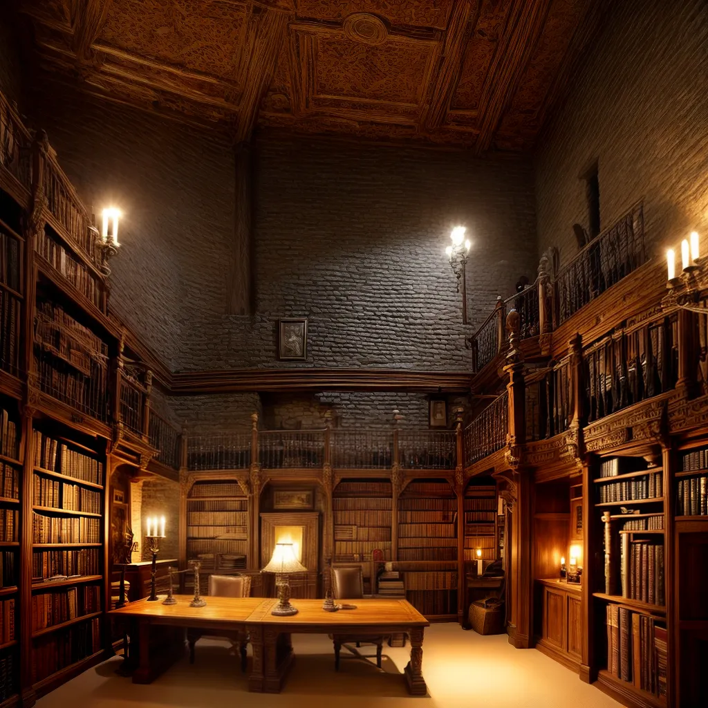 escritorio casa decoracao castelo medieval