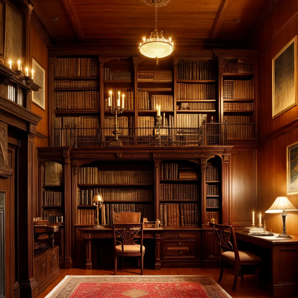 escritorio casa medieval mesa livros armadura