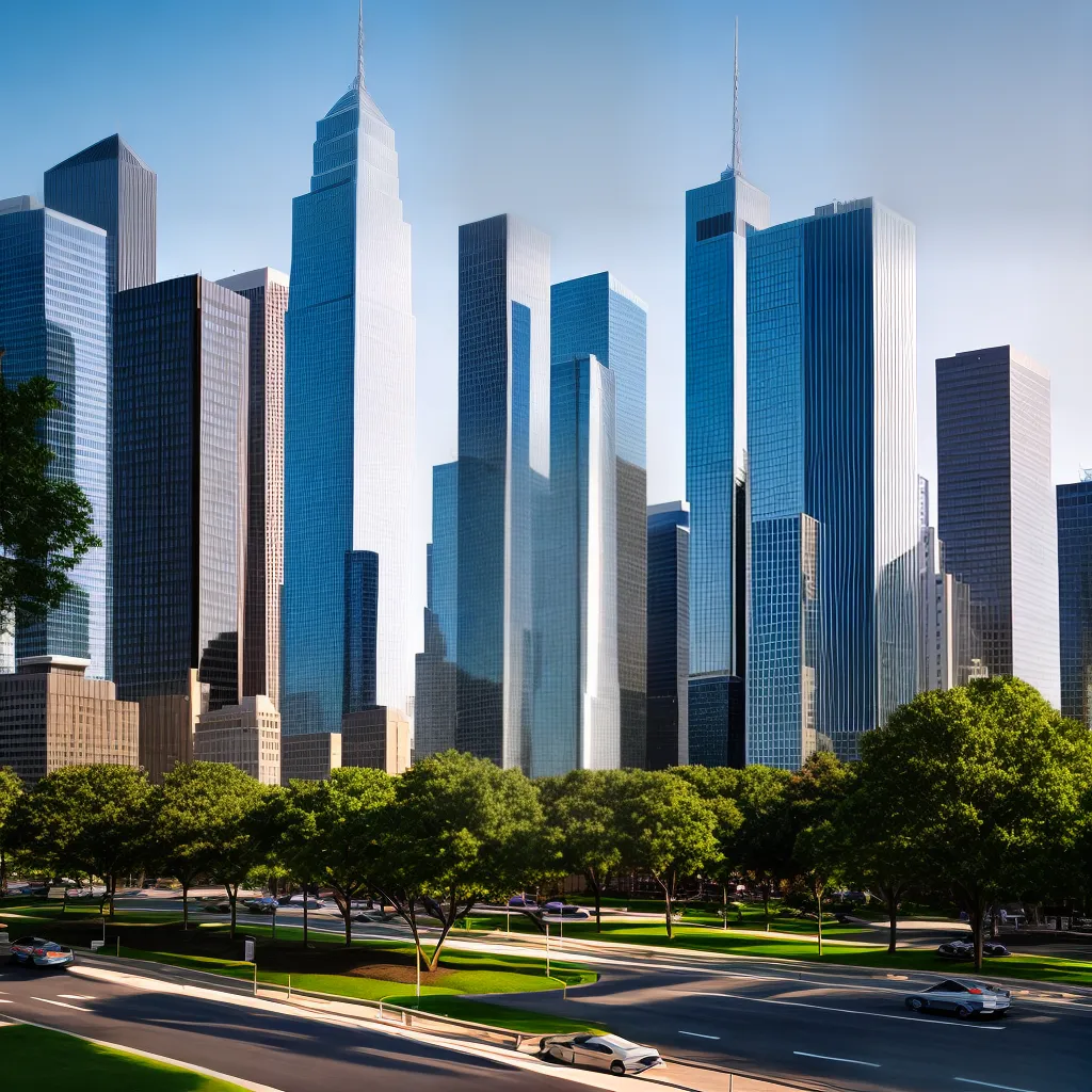 edificio futurista linhas curvas streamline