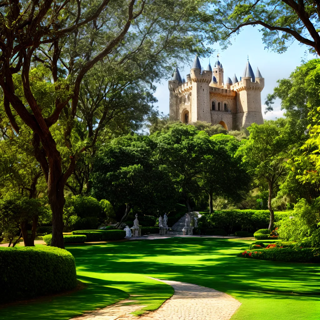 castelo frances imponente jardim encantador castelo frances imponente jardim encantador