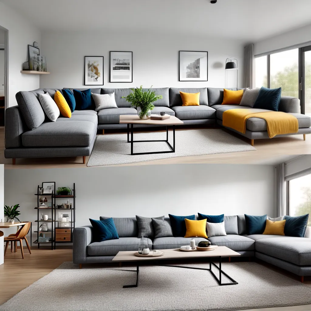 sofa moderno ajustavel mesa versatil