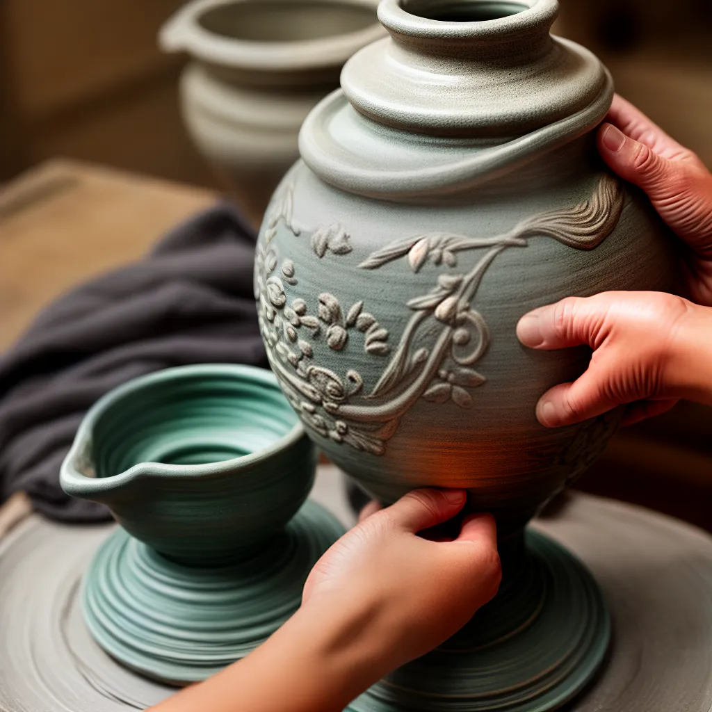 maos oleiro argila vaso artesanal maos oleiro argila vaso artesanal