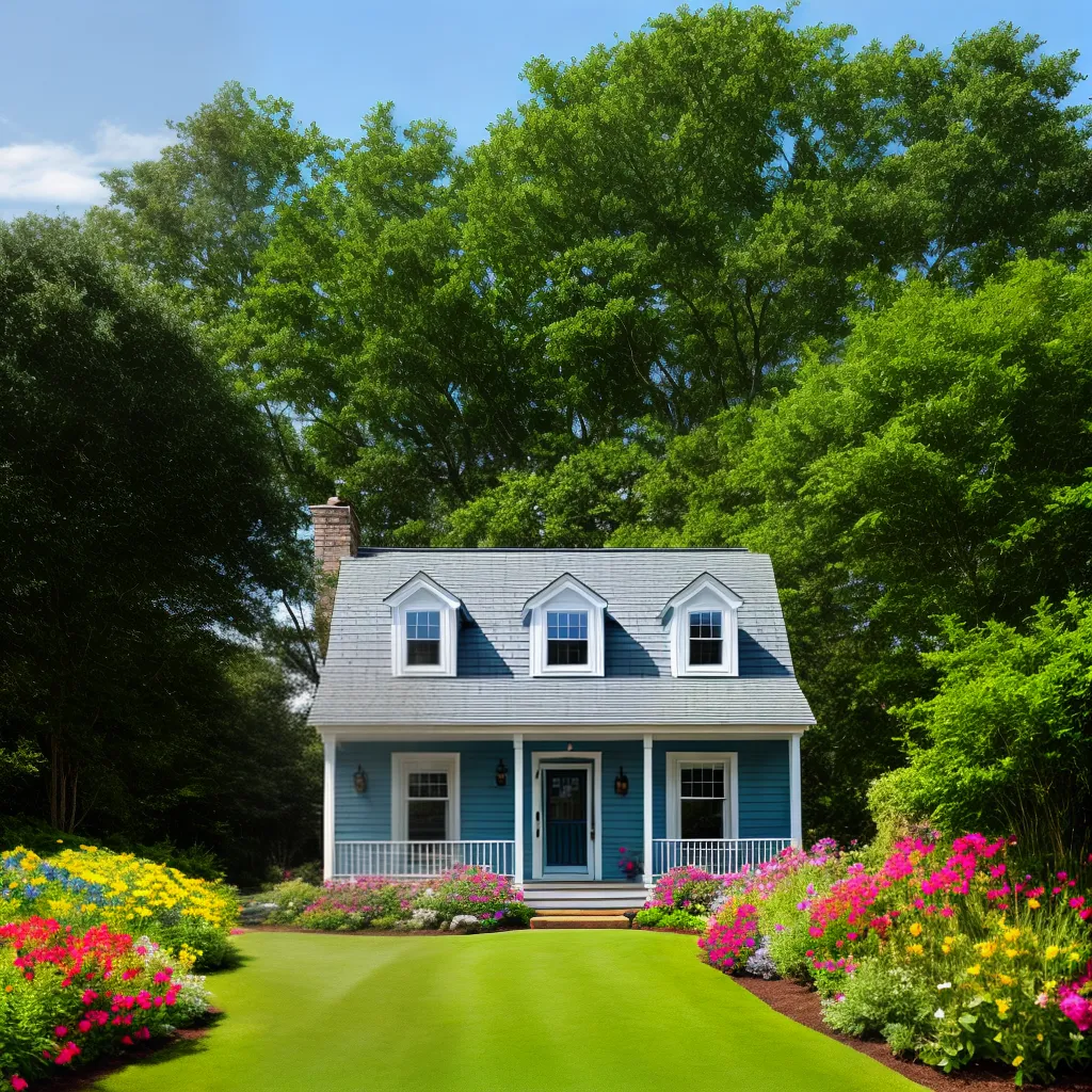 casa costeira saltbox colinas flor