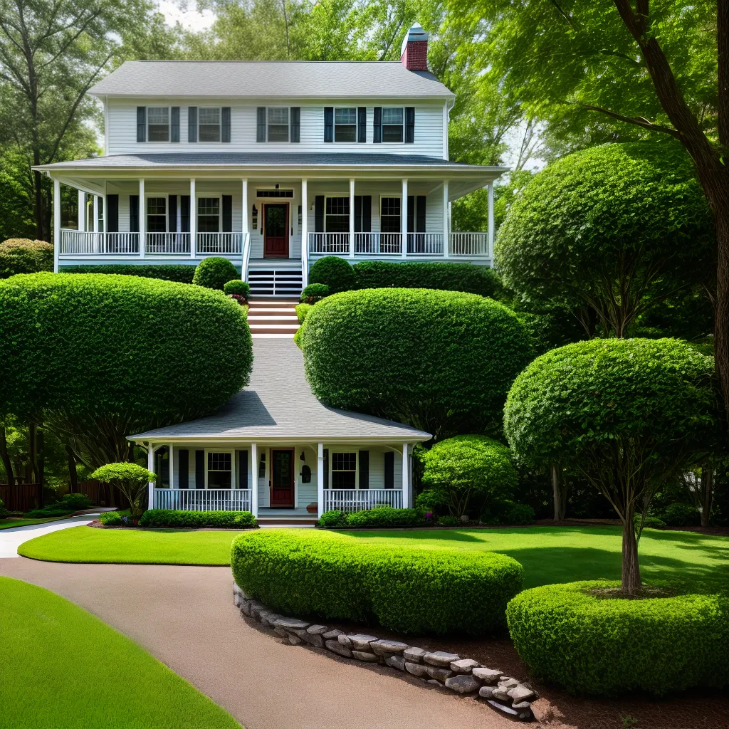 casa americana cerca jardim flores