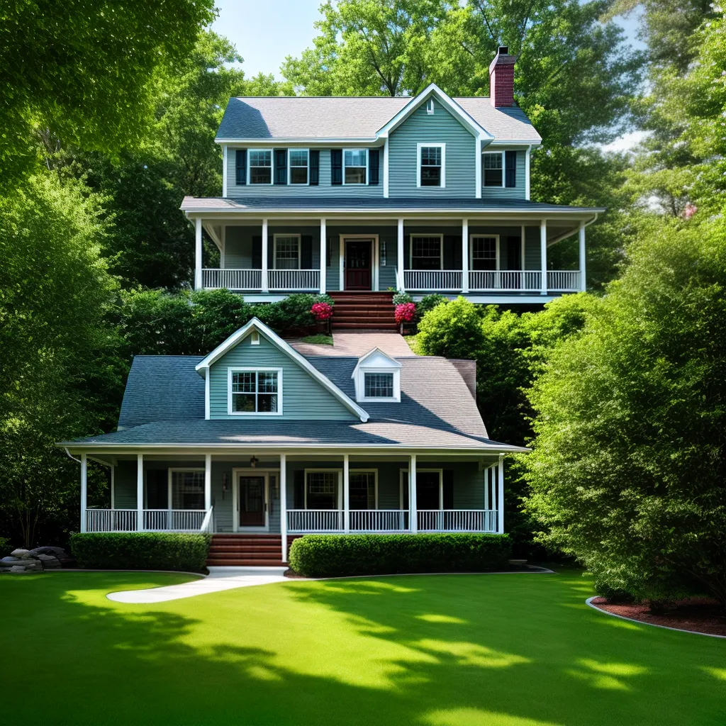 casa americana cerca branca varanda jardim