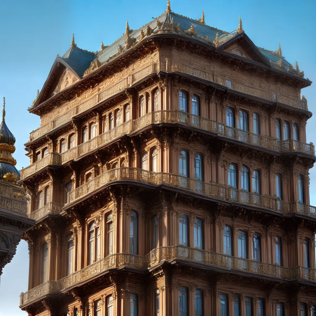 edificio mansarda ornamentos elegante edificio mansarda ornamentos elegante