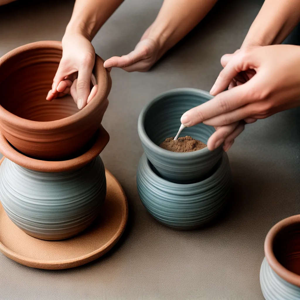 maos argila roda pottery artesanato maos argila roda pottery artesanato