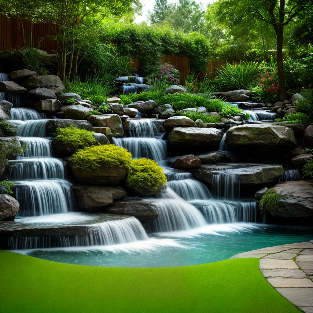 paisagem arquitetura jardim cascata paisagem arquitetura jardim cascata