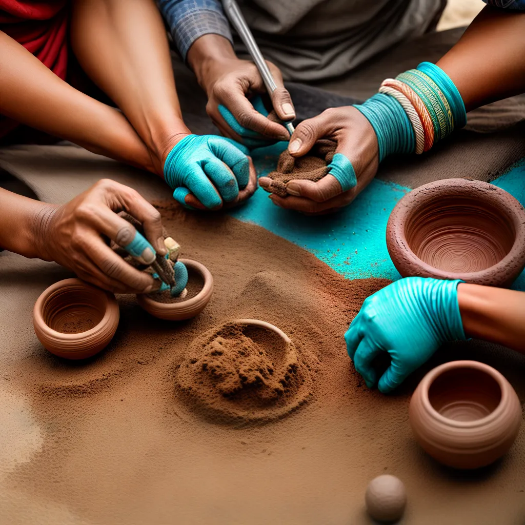 artesao argila pottery cores padrao