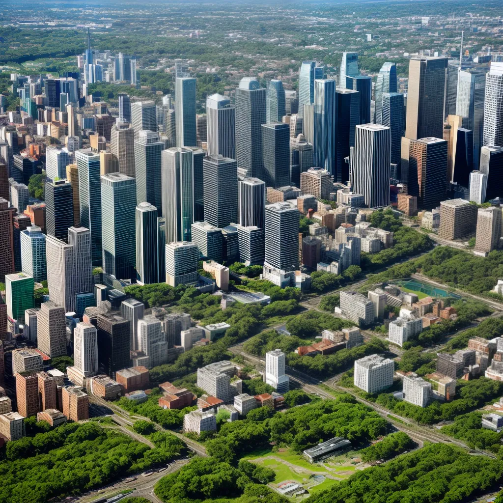cidade moderna arquitetura resiliente natureza