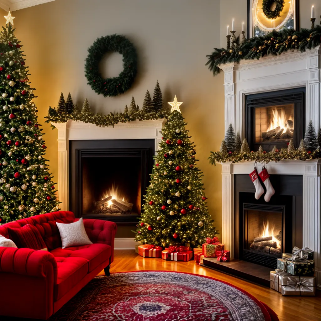sala estar natal luzes lareira sala estar natal luzes lareira