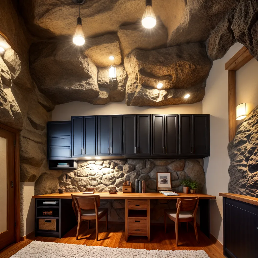 escritorio caverna decoracao rustica escritorio caverna decoracao rustica
