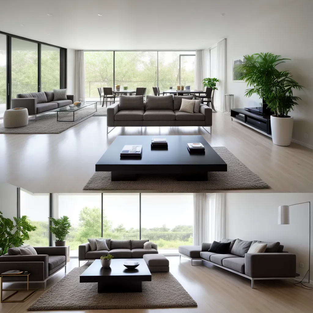 sala moderna janelas sofa cinza sala moderna janelas sofa cinza