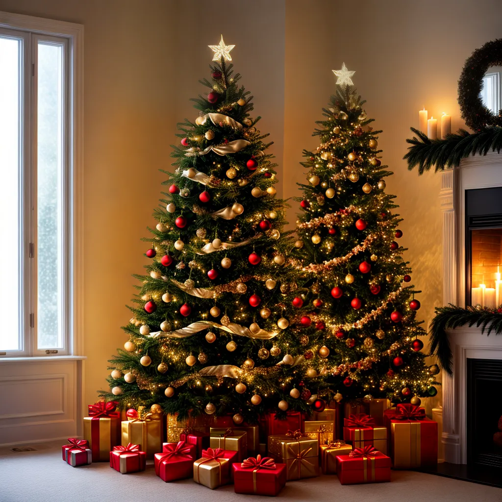 sala natal decorada arvore luzes sala natal decorada arvore luzes