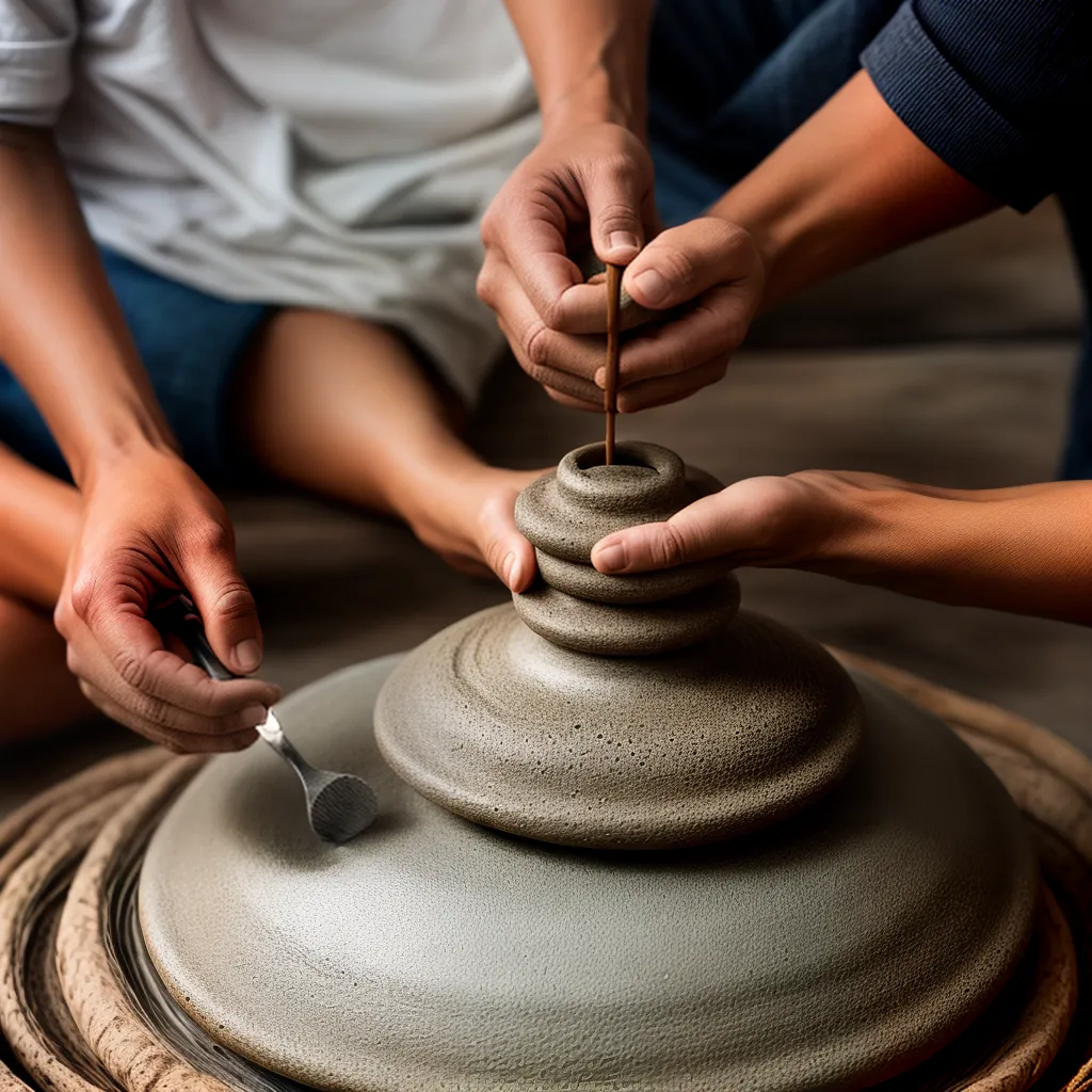 artesa maos argila roda ceramica artesa maos argila roda ceramica