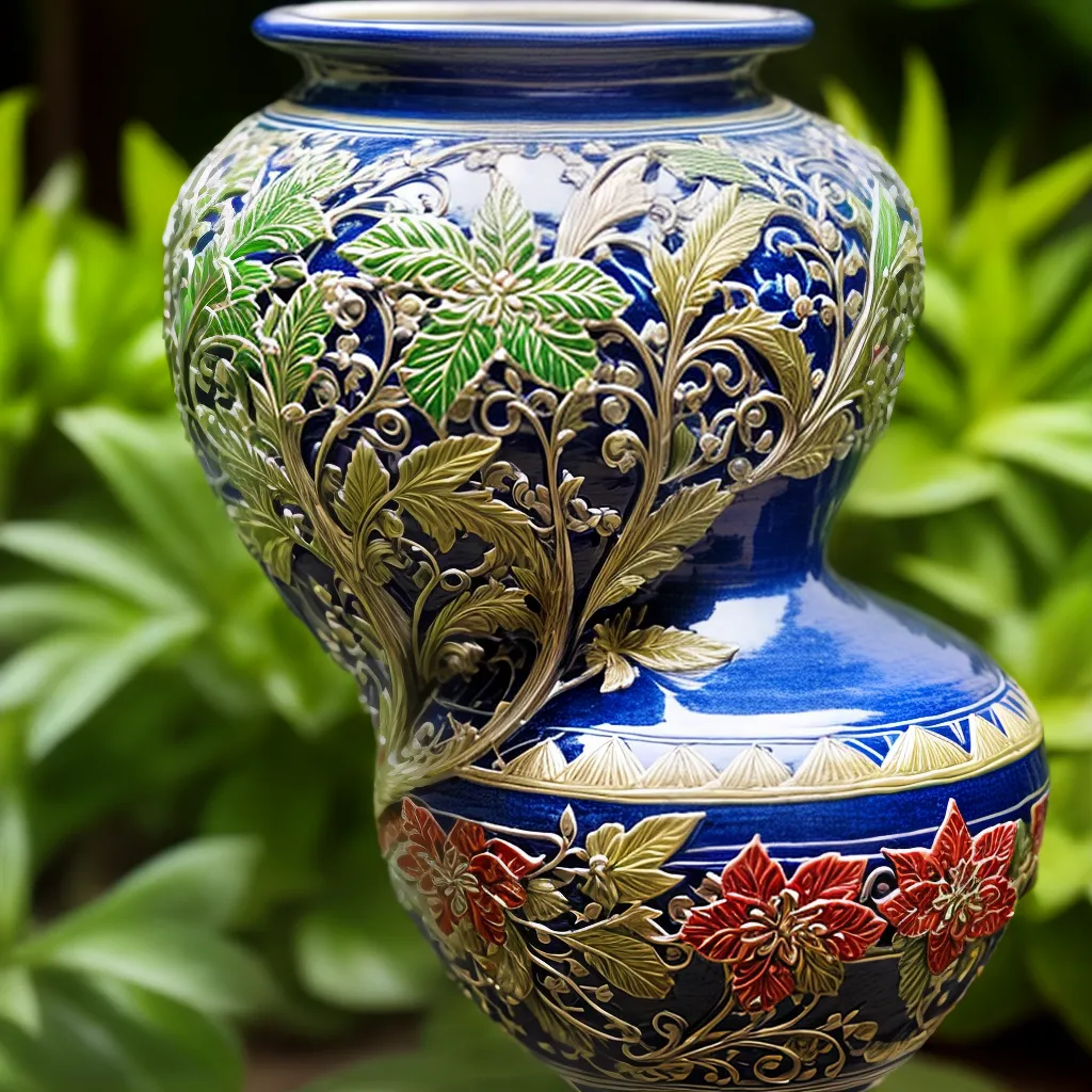 vaso argila artesanato jardim luz