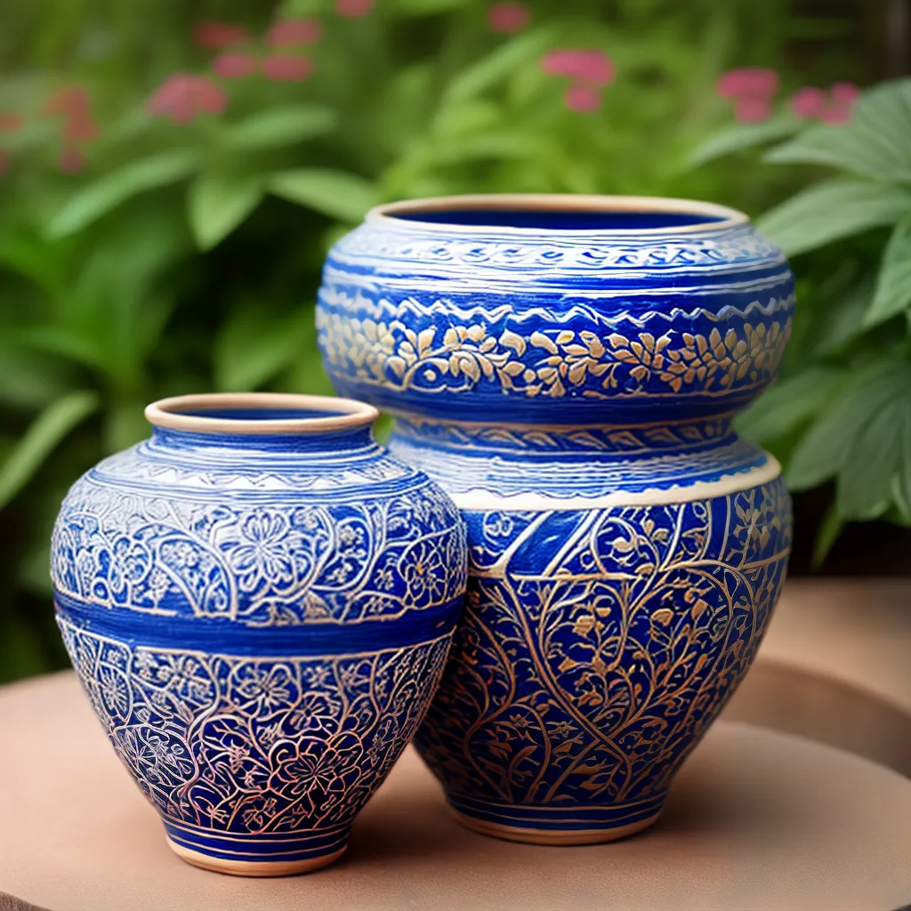 vaso argila artesanato jardim