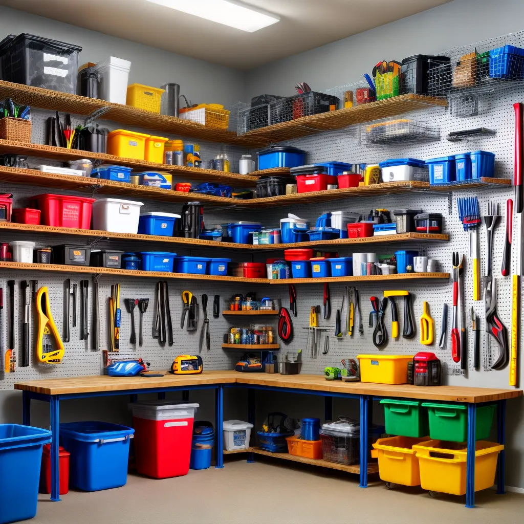 garagem organizada ferramentas prateleiras 1 garagem organizada ferramentas prateleiras 1