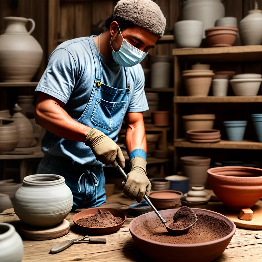 artesa trabalho argila roda potter artesa trabalho argila roda potter