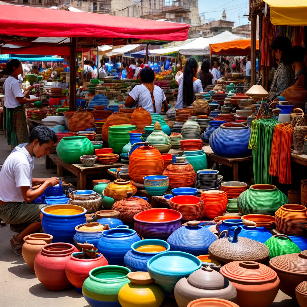 mercado artesanato cores designs