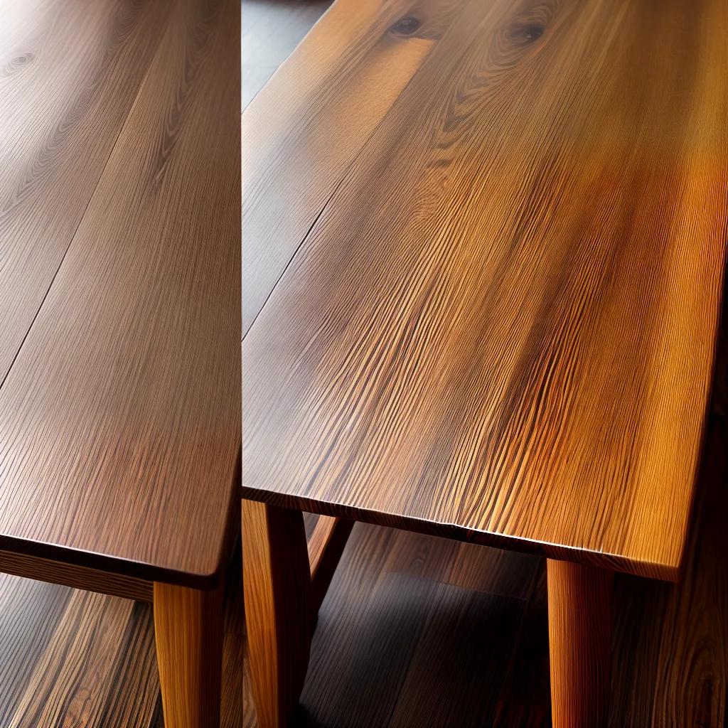 mesa madeira mdf comparacao