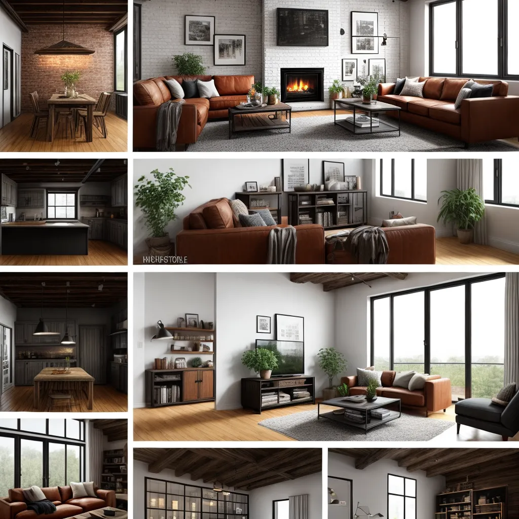 comparacao decoracao rustica industrial