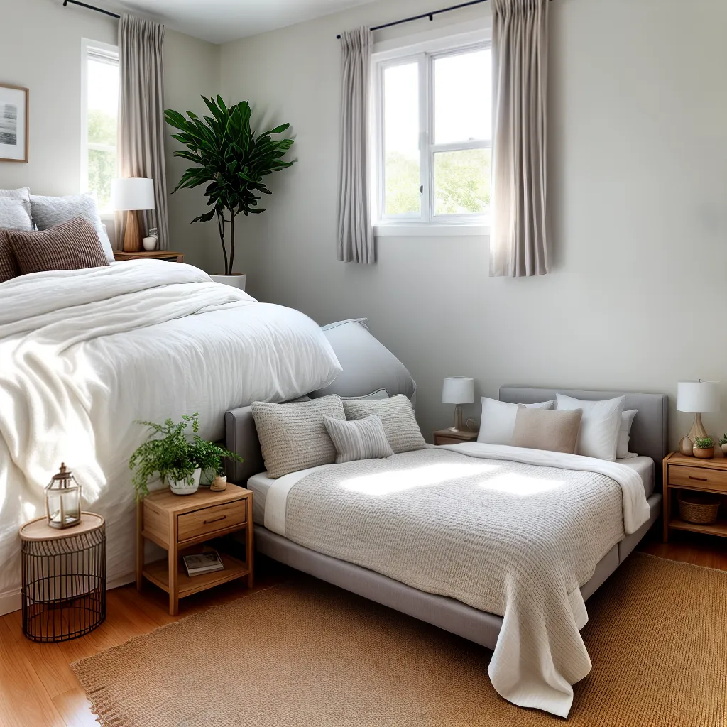 quarto sereno tons neutros plantinha quarto sereno tons neutros plantinha