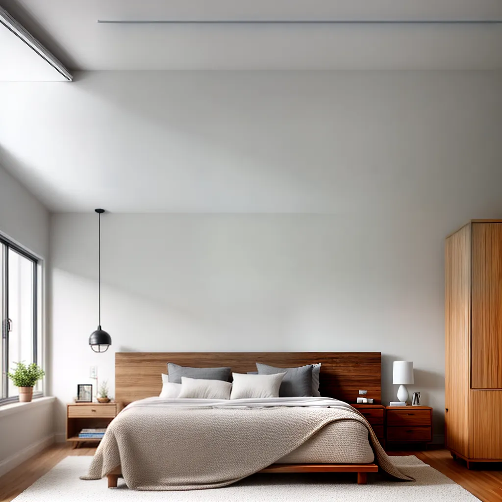 quarto sereno minimalista natureza 1