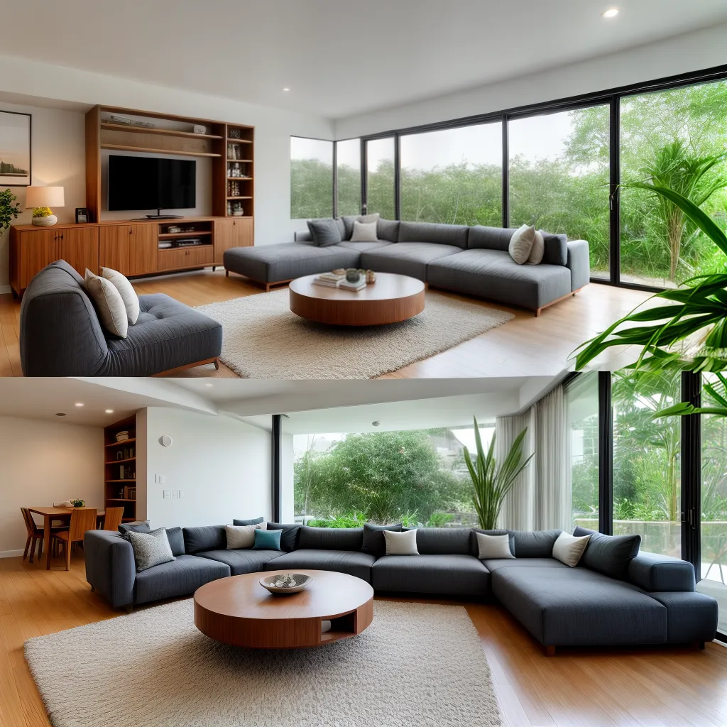 sala estar feng shui sofa mesa