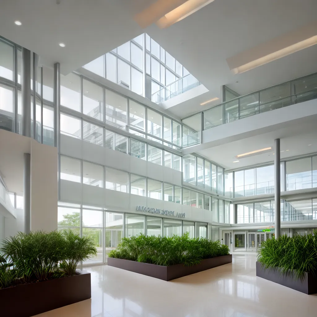 hospital moderno arquitetura janelas natureza hospital moderno arquitetura janelas natureza