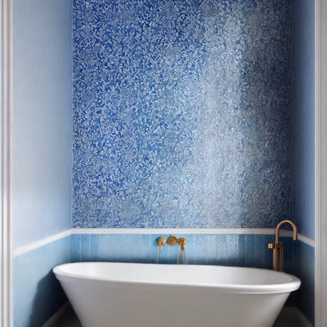 azulejos vs pastilhas banheiro