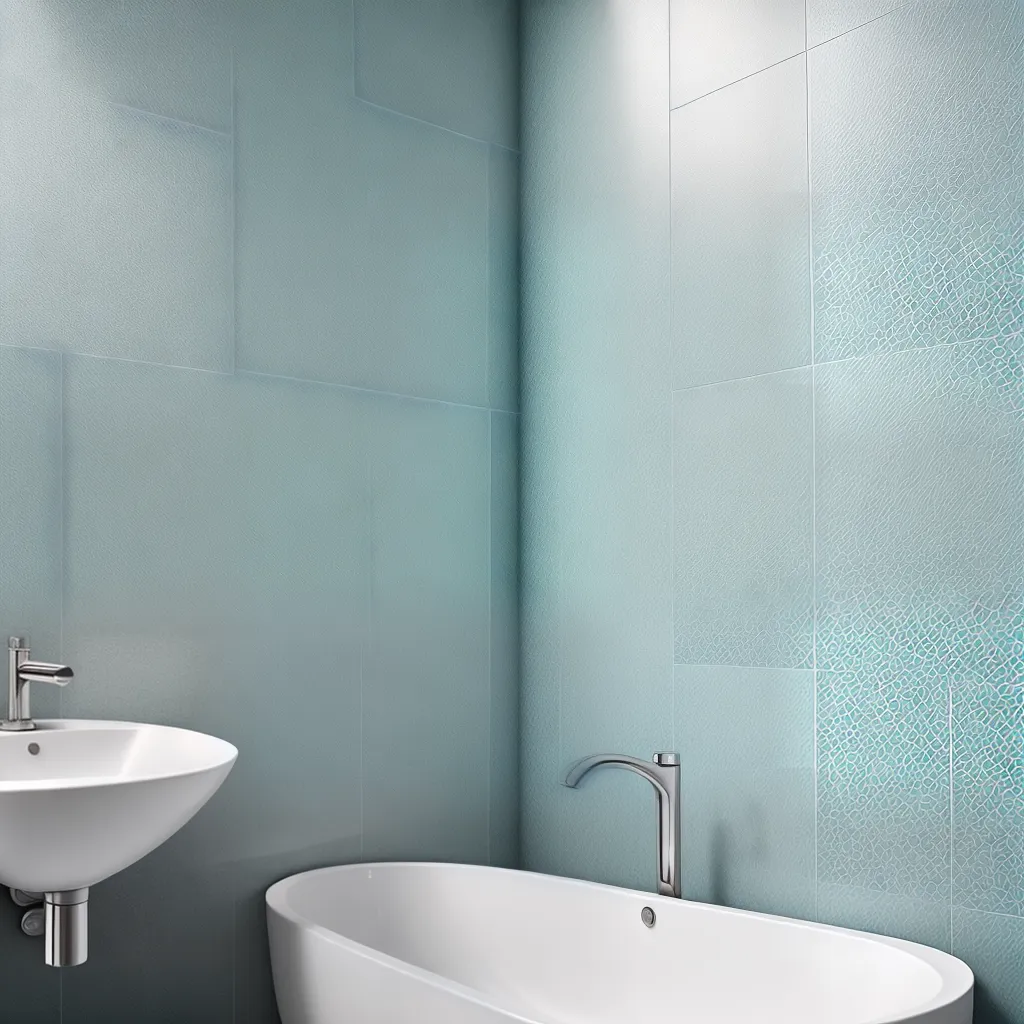 azulejos azul branco pastilhas banheiro