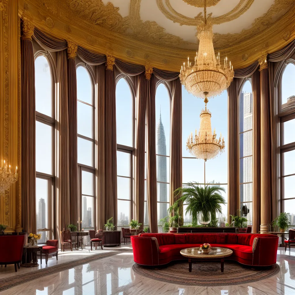 lobby hotel luxo chandeliers janelas lobby hotel luxo chandeliers janelas