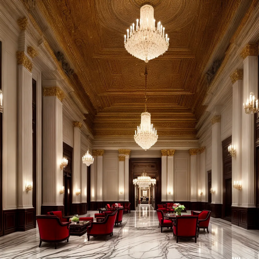 lobby hotel elegante lobby hotel elegante