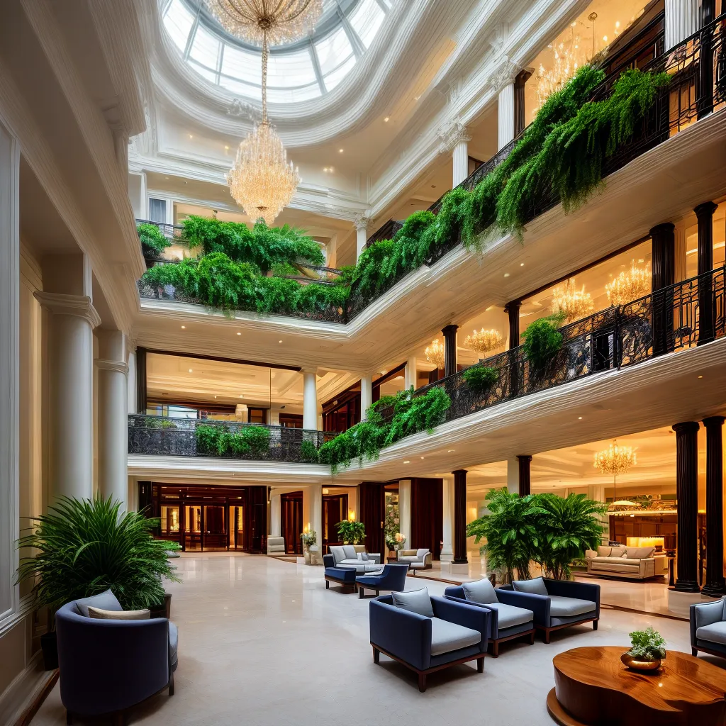 lobby hotel luxo iluminacao arte lobby hotel luxo iluminacao arte