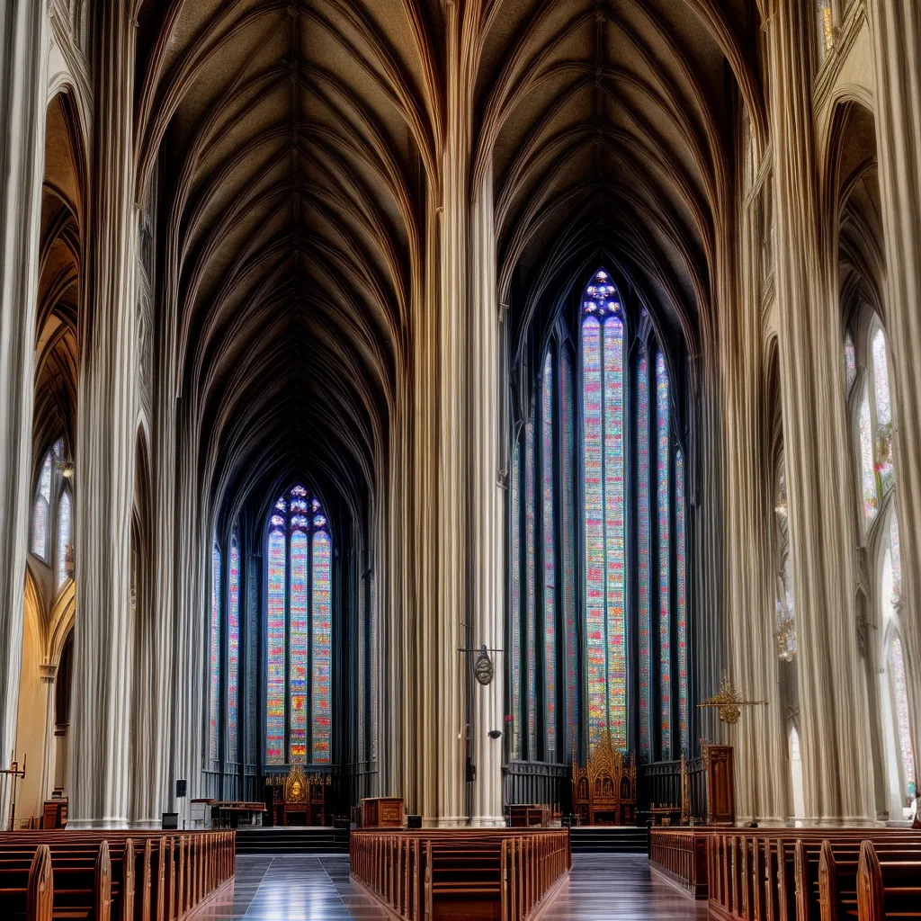 catedral esplendor divino vitrais sombra catedral esplendor divino vitrais sombra