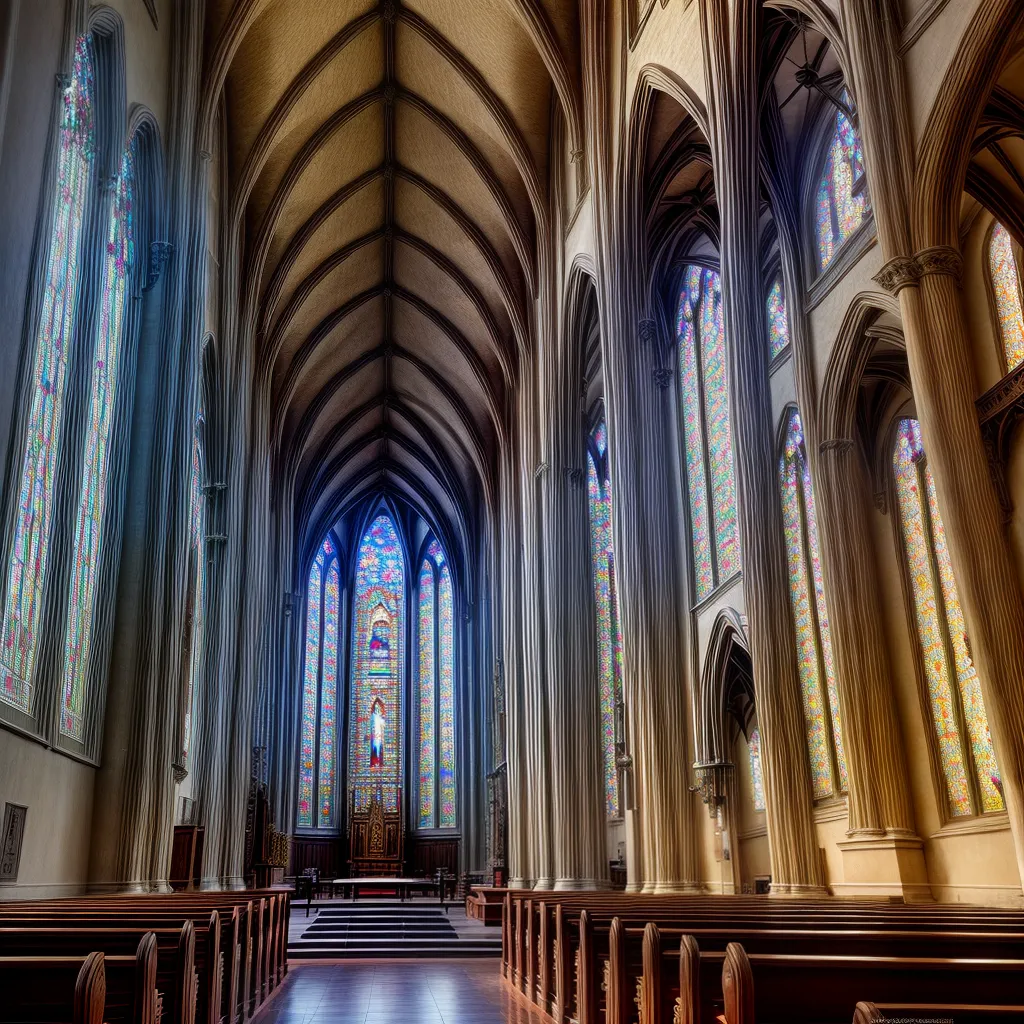 igreja gotica vitrais esplendor igreja gotica vitrais esplendor