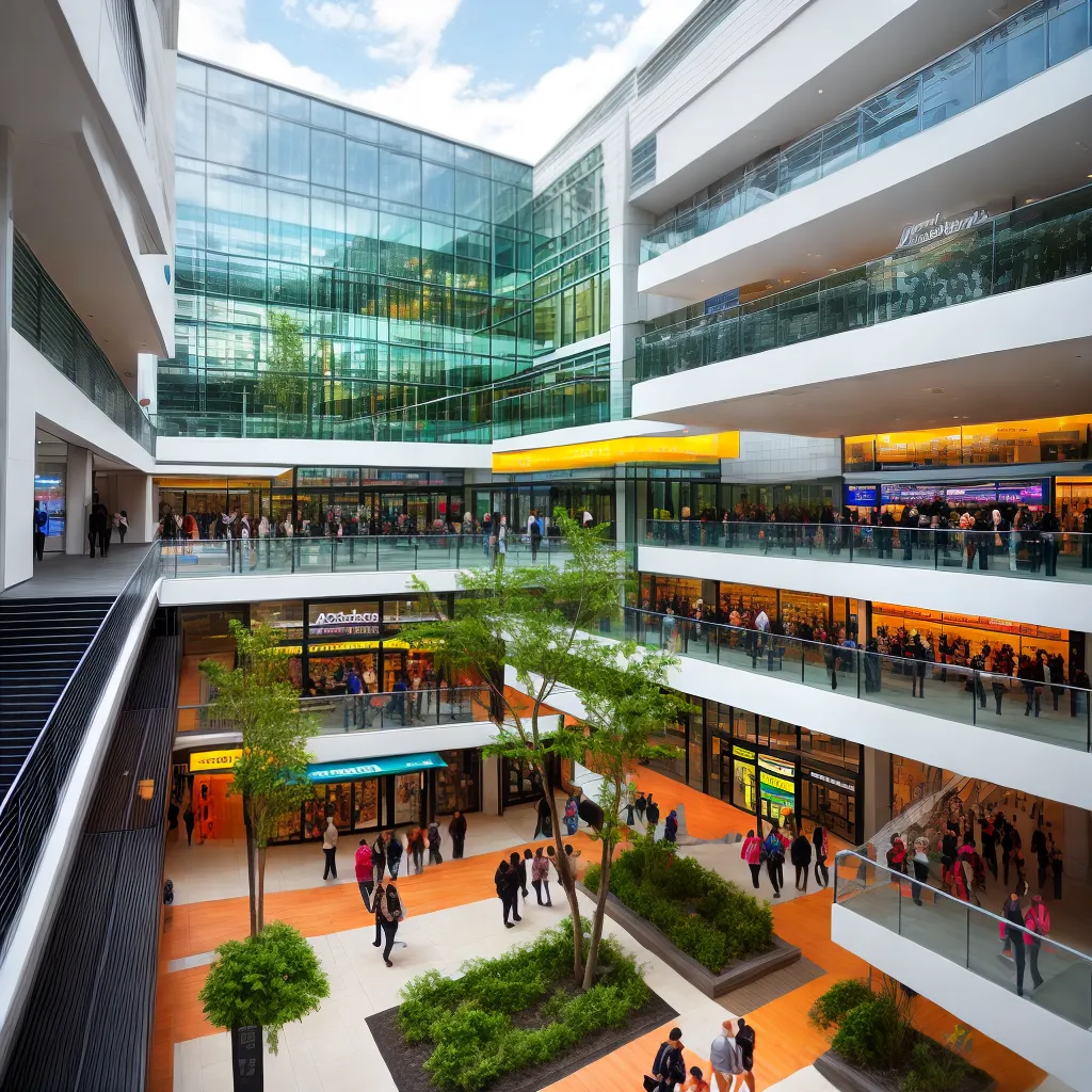 shopping center moderno vidro entretenimento 1 shopping center moderno vidro entretenimento 1