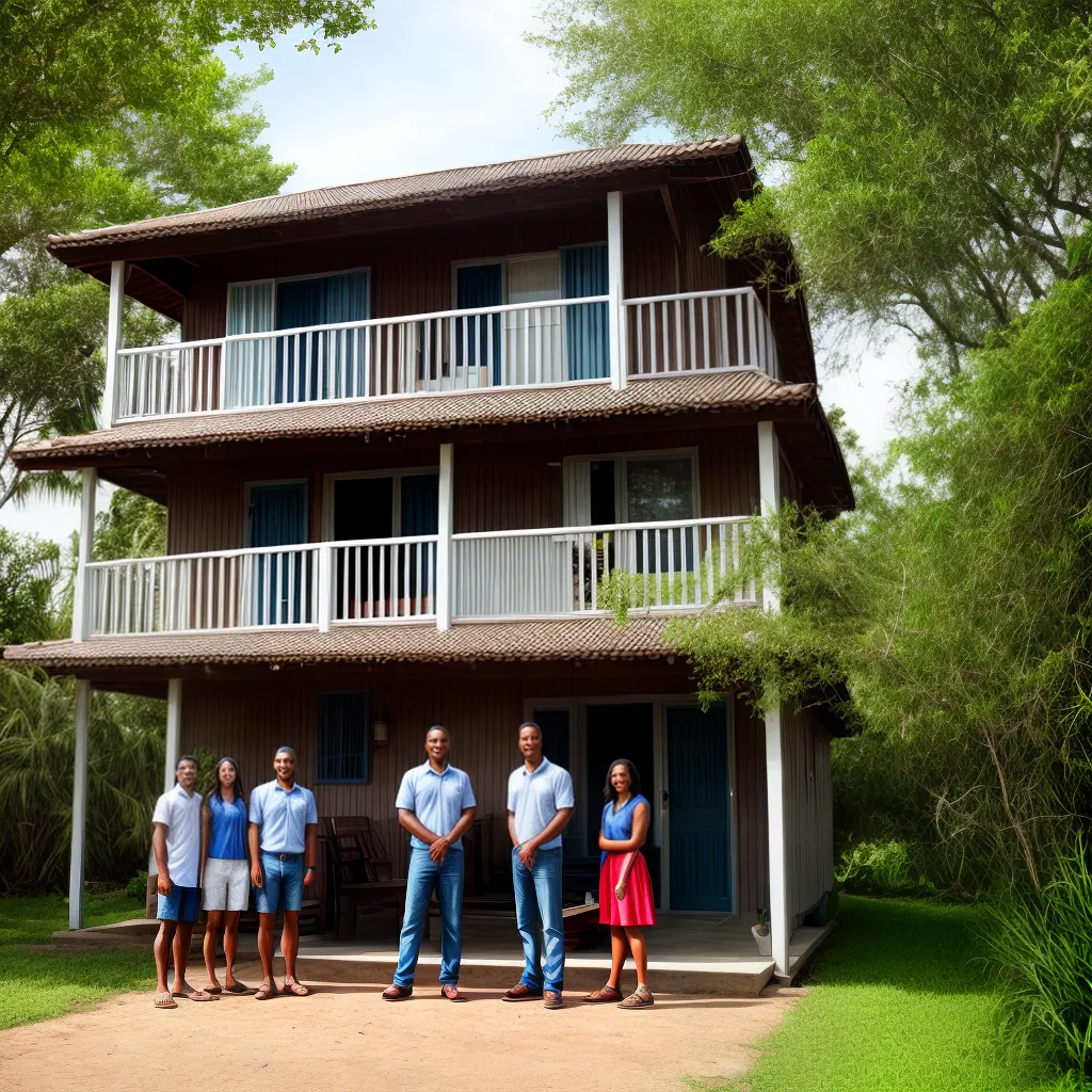 casa fortalecida familia verde preparacao
