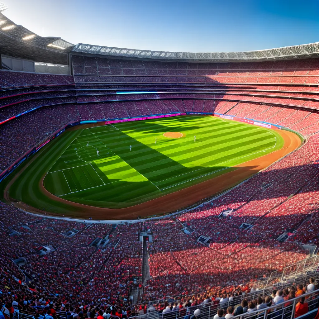 estadio moderno torcedores vibrantes