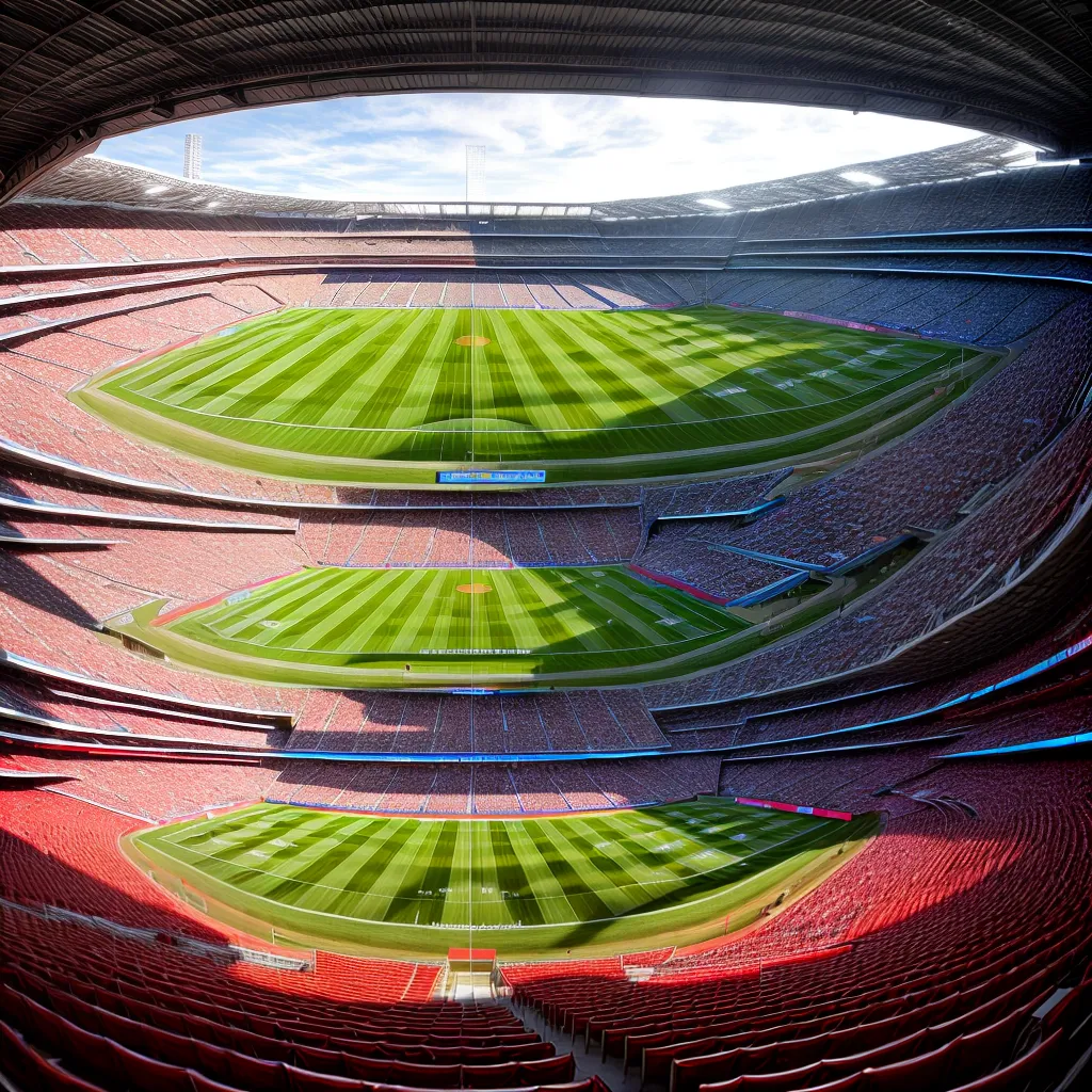 estadio moderno torcedores vibrantes 1
