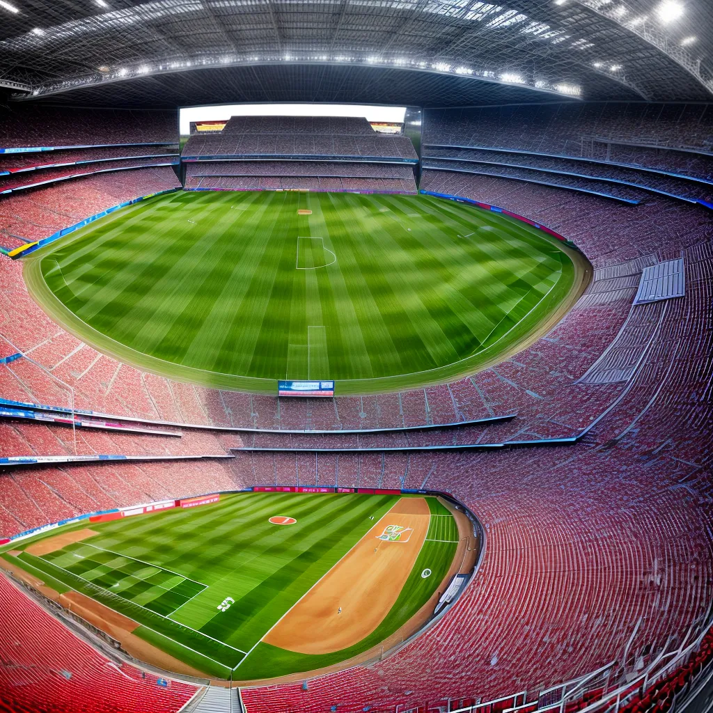estadio moderno arquitetura fas vibrante