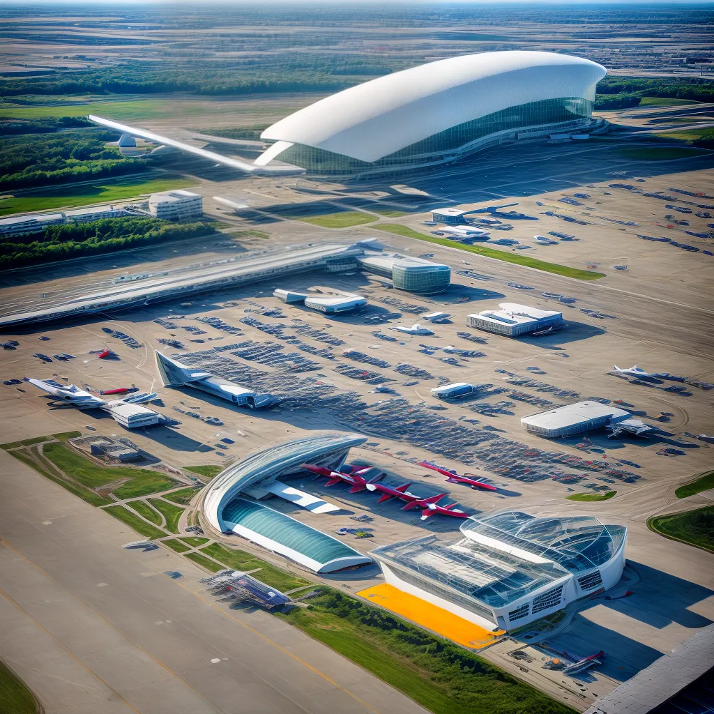 aeroporto moderno terminal movimentado 1 aeroporto moderno terminal movimentado 1