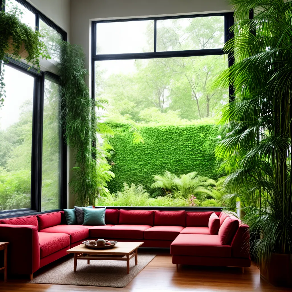 sala plantas verdes janelas 2