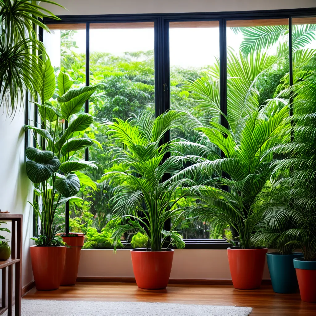 jardim interno variedade plantas casa