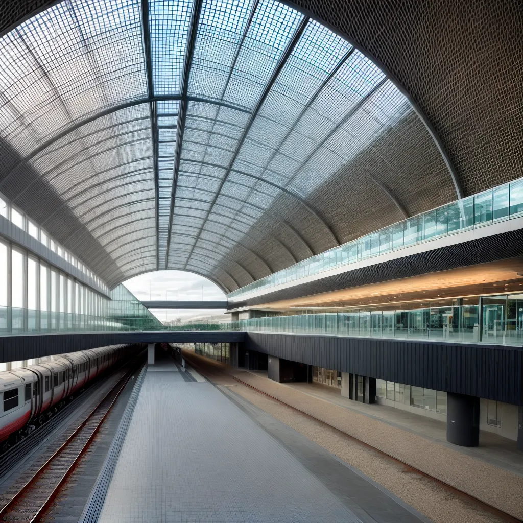 estacao trem moderna arquitetura