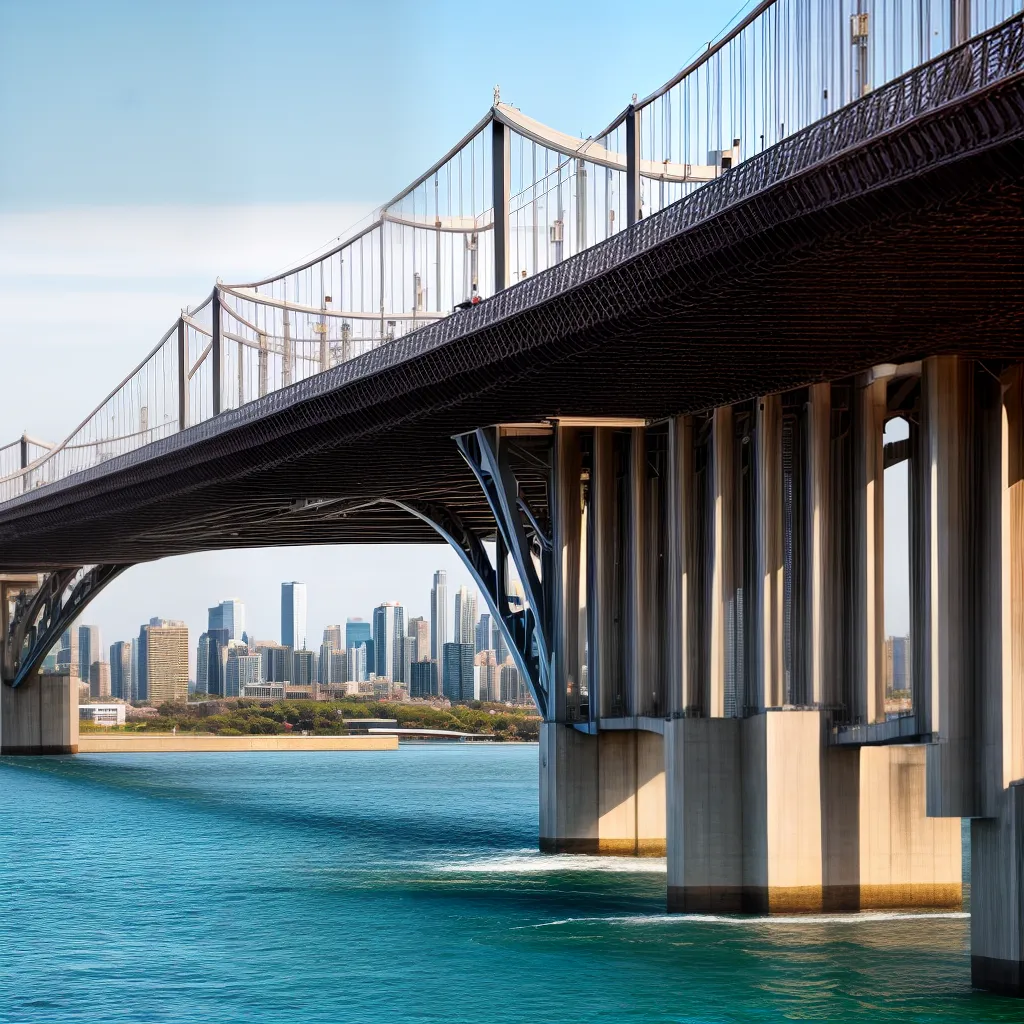 ponte moderna cidade arquitetura integracao
