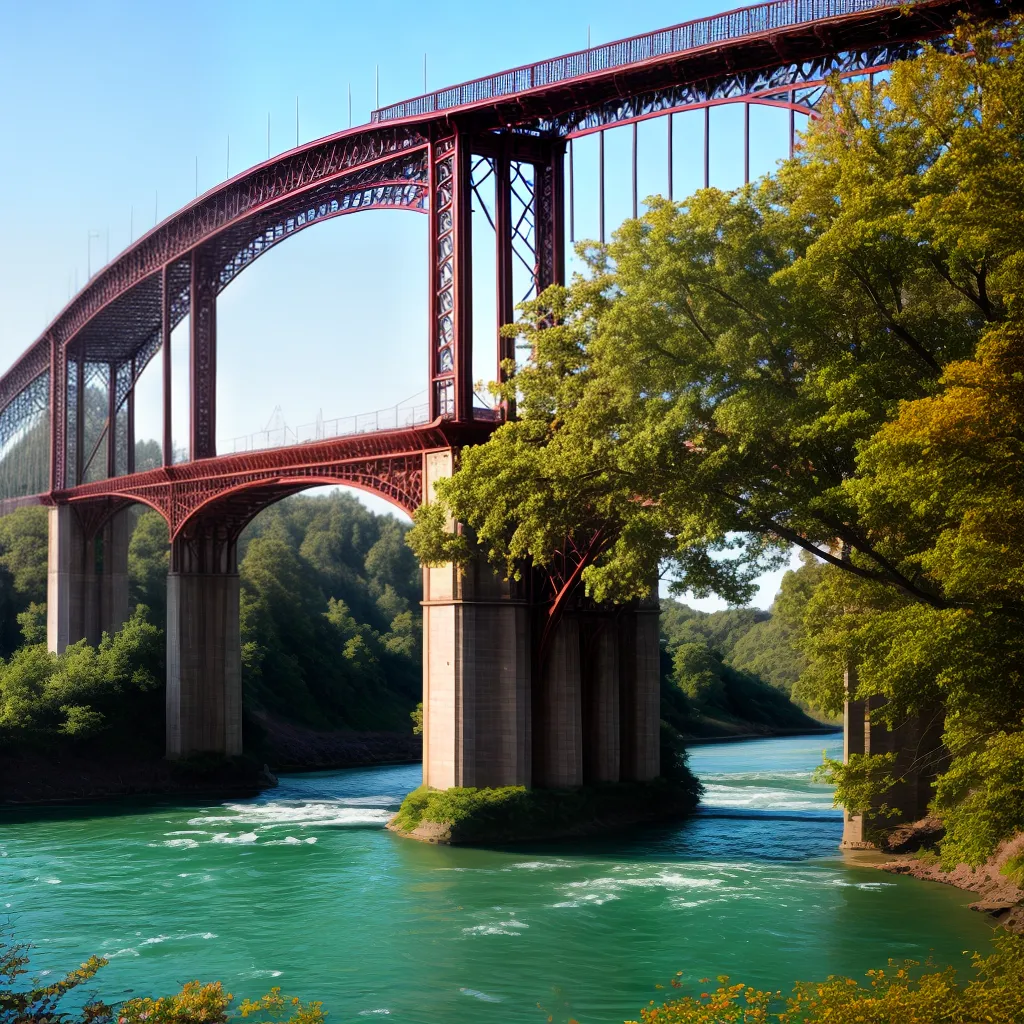 ponte majestosa arquitetura conexao rio
