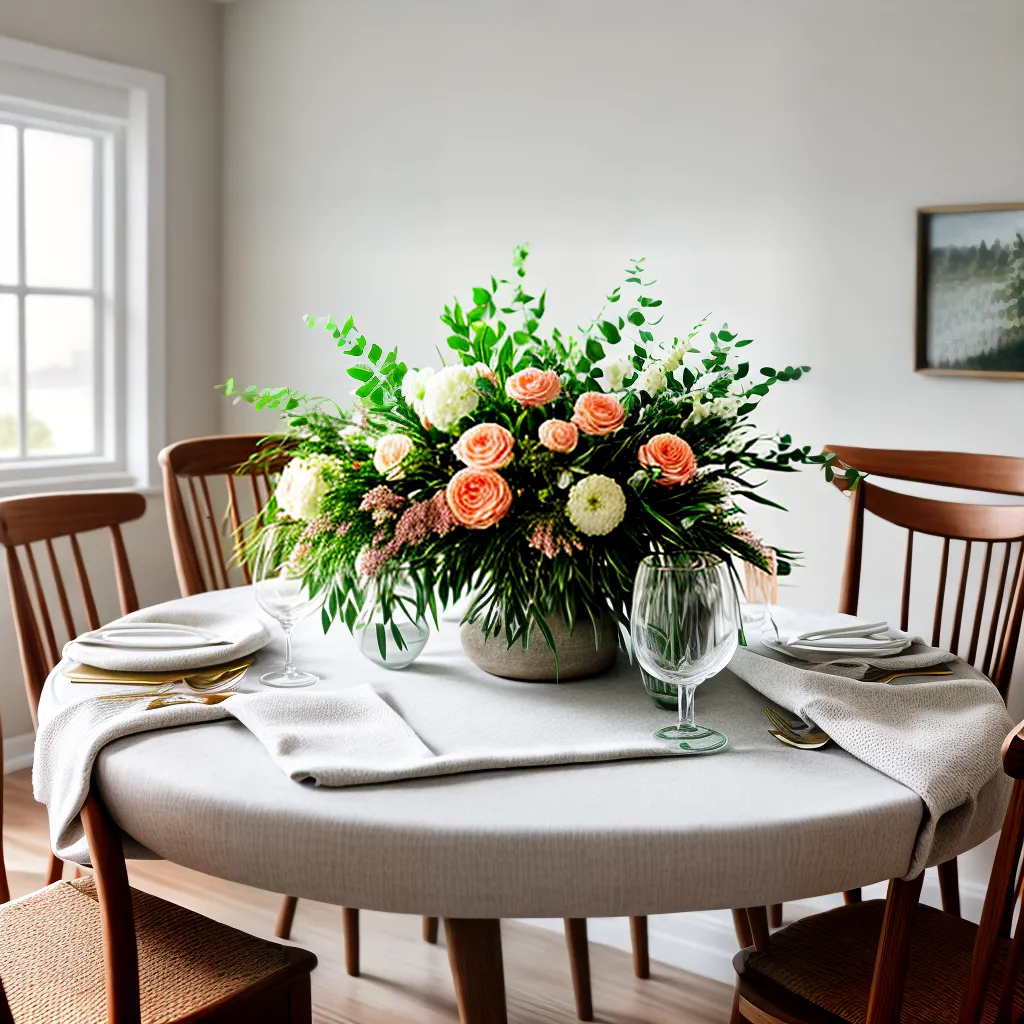 mesa jantar elegante flores ambiente acolhedor mesa jantar elegante flores ambiente acolhedor